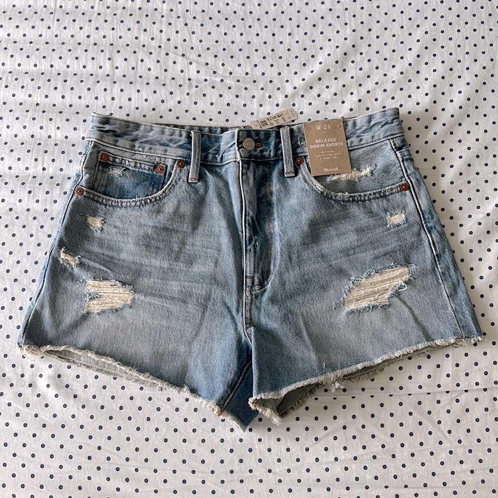NWT Madewell relaxed denim shorts